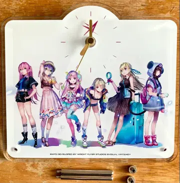 헤븐 번즈 레드 아틀레 아키하바라 콜라보 아크릴 시계