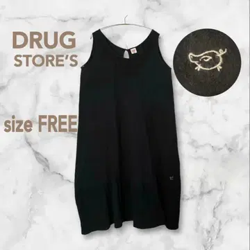 DRUG STORE'S 슬리브리스 원피스 사이즈 FREE
