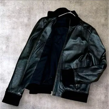 블랙 가죽 자켓