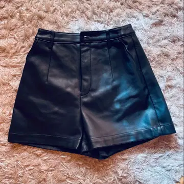 Darich 미사용 새상품 합성 피혁 하이웨스트 숏팬츠 S size