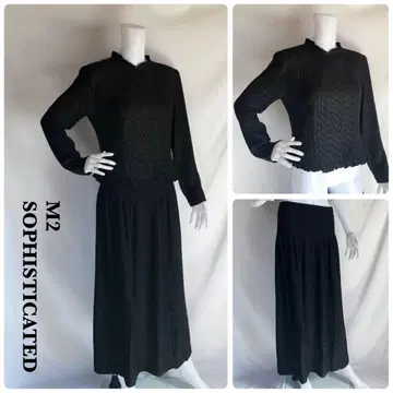 M2 SOPHISTICATED 올 패턴 스커트 셋업 일본제 80'svi