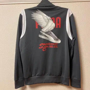 PUMA 윙 디테일 스니커즈 저지 남성용 L