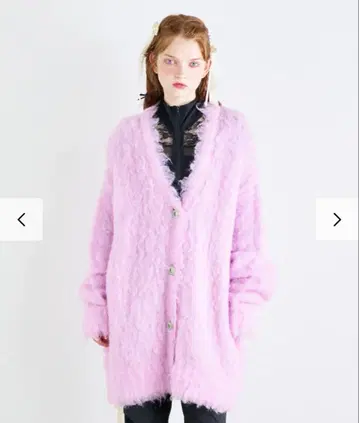 ANNA SUI 샤기 가디건