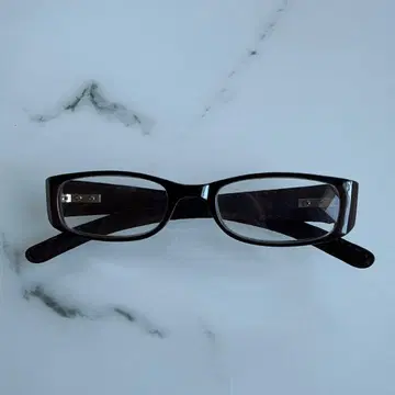 리딩 글라스 다크 브라운 +1.5 스퀘어형 안경 인조 가죽 남성용