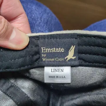 새상품 USA Emstate by Winner Caps 린넨 캡