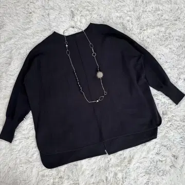 [ 새상품급 ] 24SS BEARDSLEY 사라사라 풀오버 블랙 프리