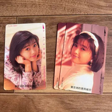 사카이 노리코 전화 카드 도쿄 소방 신용 조합 레어