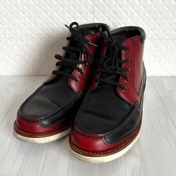 REGAL 워크 부츠 NC6E W31C 24.5cm 빨간색 블랙