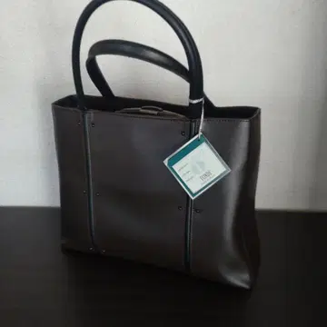 TONDI 브라운 가죽 핸드백