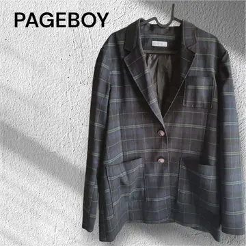 PAGEBOY 체크 무늬 자켓