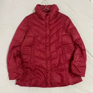 [ 츄마돌 ] 다운 자켓 풀 집업 하이넥 포켓 있음 M