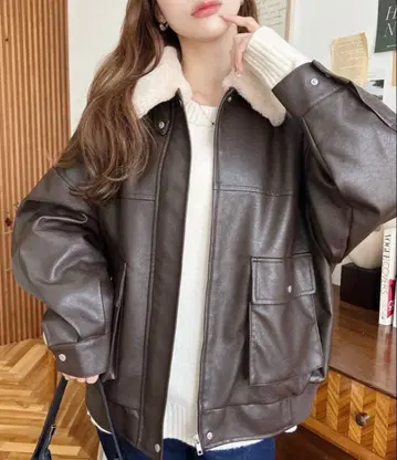 moment+인조 모피 팁펫 블루종 S 사이즈