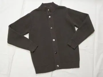 매킨토시 런던 하이넥 니트 가디건 스웨터 L 그레이지 계열