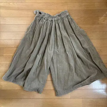 HARVESTY 카키 큐롯 사이즈 1 일본제