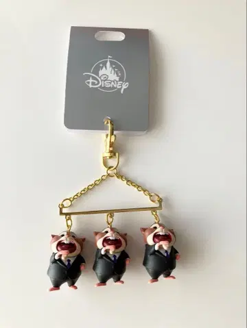 주토피아 레밍 비즈니스맨 키체인