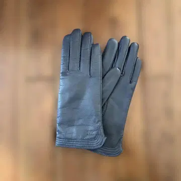 NINA RICCI 여성용 가죽 장갑 그레이지