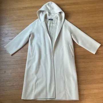 STUNNING LURE 라이트 후디 리버 코트1 아이보리