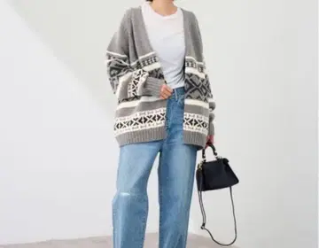 프레임워크 자카드 가디건