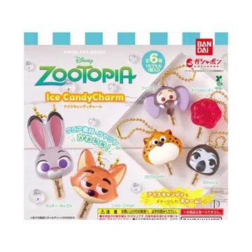 주토피아 아이스캔디 참 전 6종 세트 컴플리트