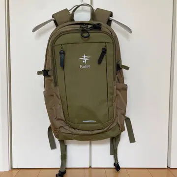 Foxfire 라이덴 25 남녀 공용 백팩 카키 소풍 학원 임간 교실