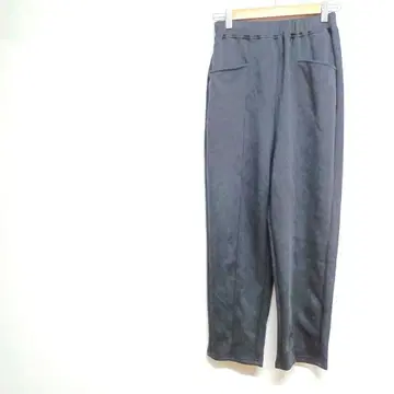 ELFRANK 그레이 슬랙스 포켓 부착 허리밴딩 F