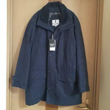 남성용 하프 코트 점퍼 네이비 컬러 M