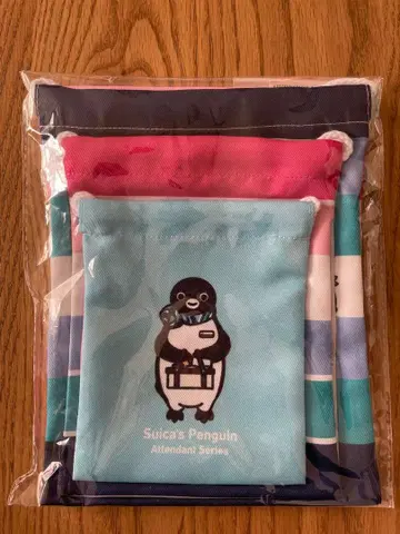 Suica 펭귄 3P 복조리 어텐던트 시리즈