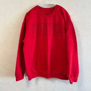 STRANGER THINGS 레드 맨투맨 L