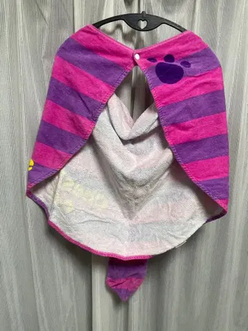 디즈니 후드 부착 타월