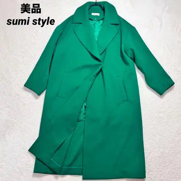 새상품급 ear PAPILLONNER sumi style 심플 롱 코트