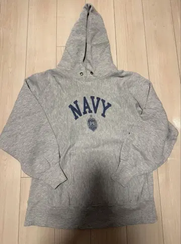 80s 챔피온 리버스 위브 USNAVY 심이미 프린트 L 사이즈