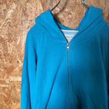 AE9325 포크앤스푼 지퍼 후드티 블루 여성용 60