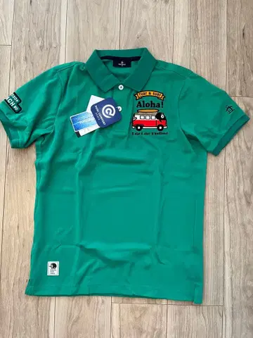 Munsingwear 그린 피케 셔츠 M