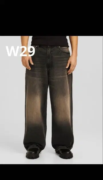 BERSHKA 슈퍼 배기 데님 버쉬카