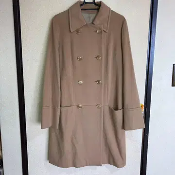 카멜 코트 울 캐시미어 코트