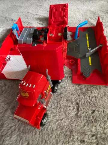 디즈니 맥퀸 라이트닝 맥퀸 트레일러 포함 미니카