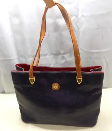 LA TOUR EIFFEL 안쪽이 컬러풀한 토트백