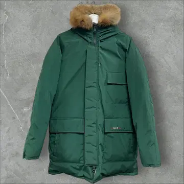 90s 00s USA 쇼트 다운 자켓 퍼 포함 롱 다운