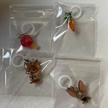 주토피아 메지루시 액세서리 4개 세트