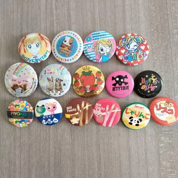 레어 헤이세이 레트로 캔뱃지 세트 챠오 햄스터