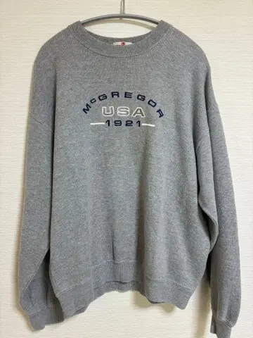 빈티지 MCGREGOR 맨투맨 맥그리거 90년대 그레이