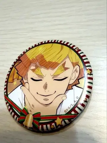 ufotable 귀멸의 칼날 크리스마스 캔뱃지 젠이츠