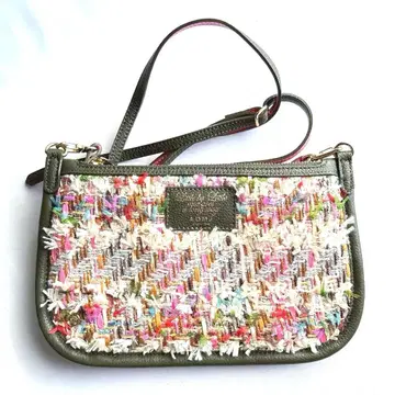 [ 새상품급 ] ADMJ 린톤사 팬시 트위드 얇은 타입 슬림 숄더백