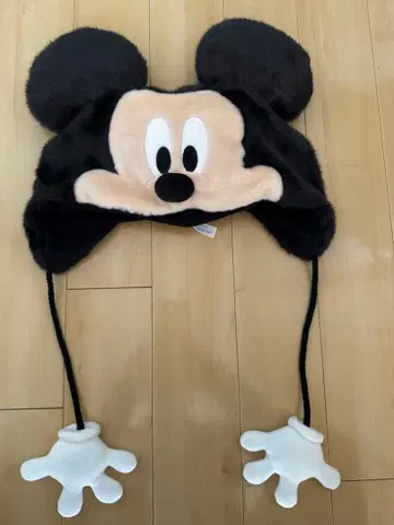 미키마우스 플리스 모자 팬캡