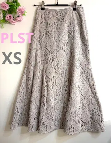 PLST 플라스테 머메이드 스커트 그레이 전체 레이스