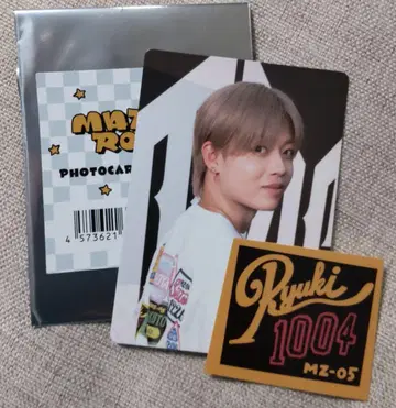 MAZZEL 마제베야 류키 포토카드 스티커 세트 RYUKI