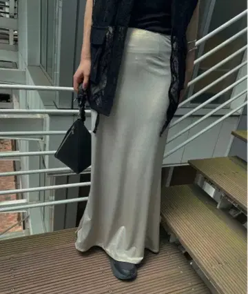 PENCIL GLITTER SKIRT ameri vintage