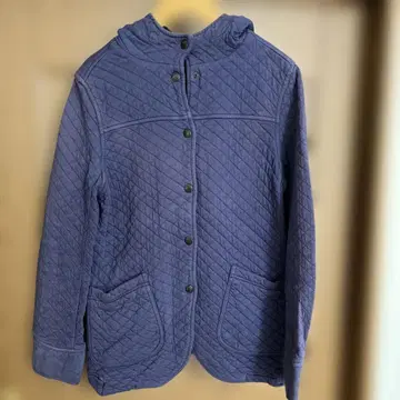 ARMEN 코튼 퀼팅 후드 자켓