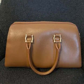 anuans 가죽 보스턴 핸드백