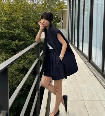 CLANE 패디드 메쉬 베스트